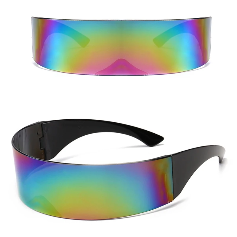 

Party Glasses Visor Mirror Sunglasses Riding Windproof Glasses Fashion Glasses W91F