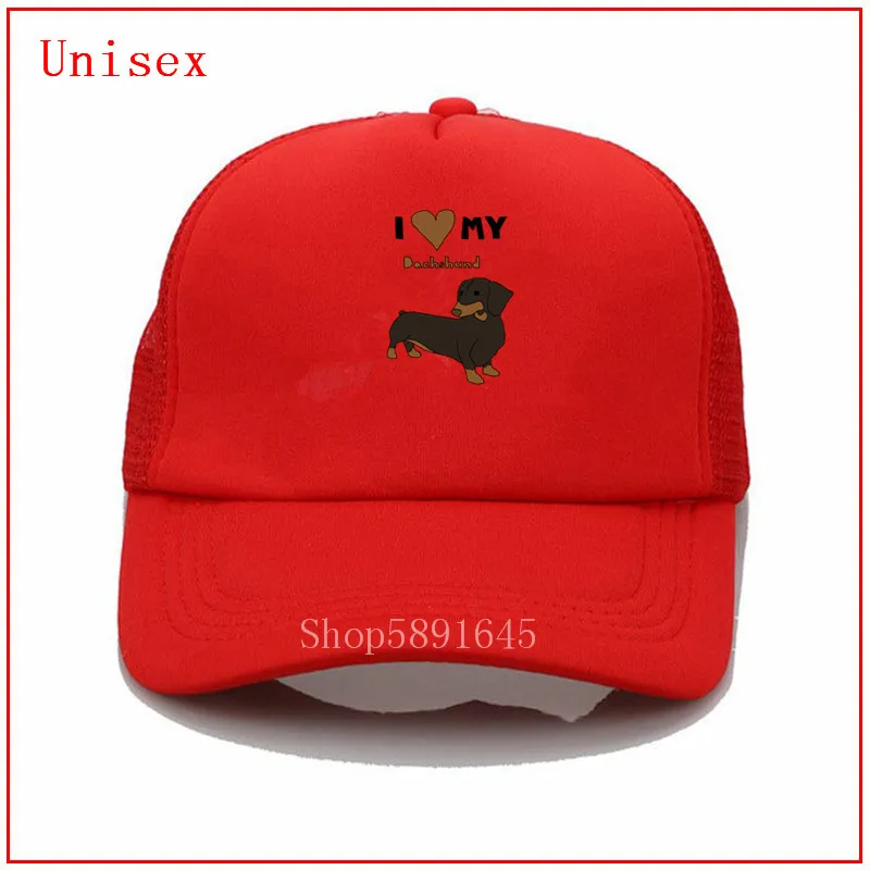 Шляпа с принтом I Love My Dachshund snapback пляжная шляпа для мужчин и женщин женская федора