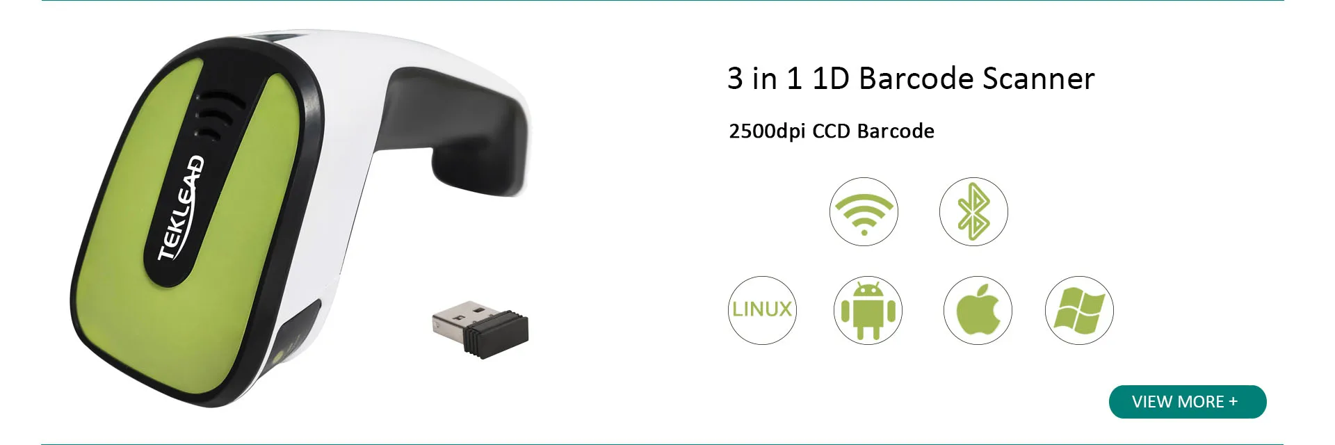 TEKLEAD Bluetooth лазерный сканер штрих-кода с подставкой беспроводной 1D считыватель штрих-кода для Android ios планшет iPad смартфон