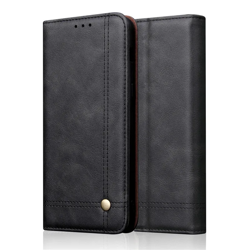 

Magnetic Leather Wallet Case For iPhone 6 6S 7 8 Plus X XS Max XR 11 Pro Max Phone Cover With Card Holder Kickstand Flip Coque