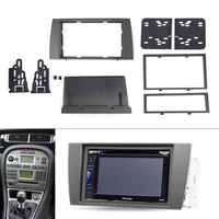 stereo radio fascia panel 2 din frame kit for jaguar x type 2002 2008 s type 2003 2008 grey wpocket 17398mm car accessories
