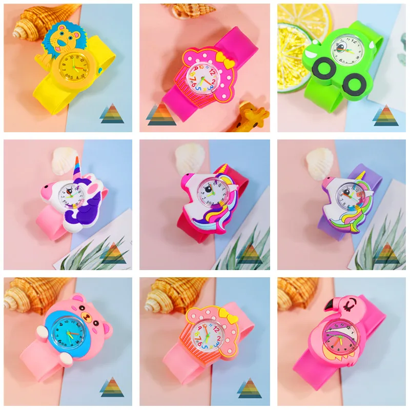Детские часы 19 видов мультяшных детских часов для мальчиков силиконовый ремешок