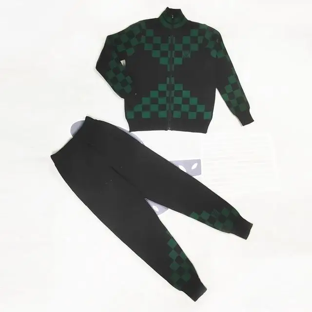 

Knitted suit women's autumn 2020 new fashion western style age reducing loose small fragrance leisure sportswear two piece set