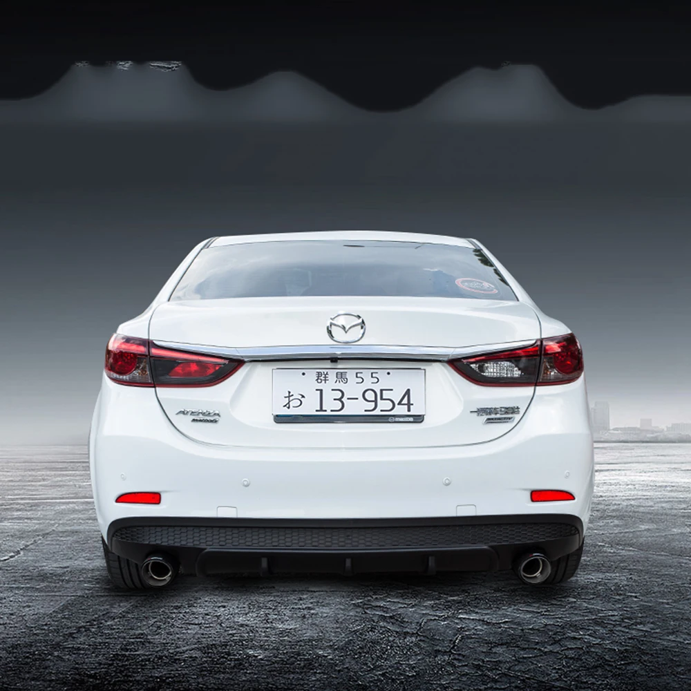 Черная защитная накладка на задний спойлер для Mazda 6 M6 Atenza 2014 2015 2016 2017 | Автомобили