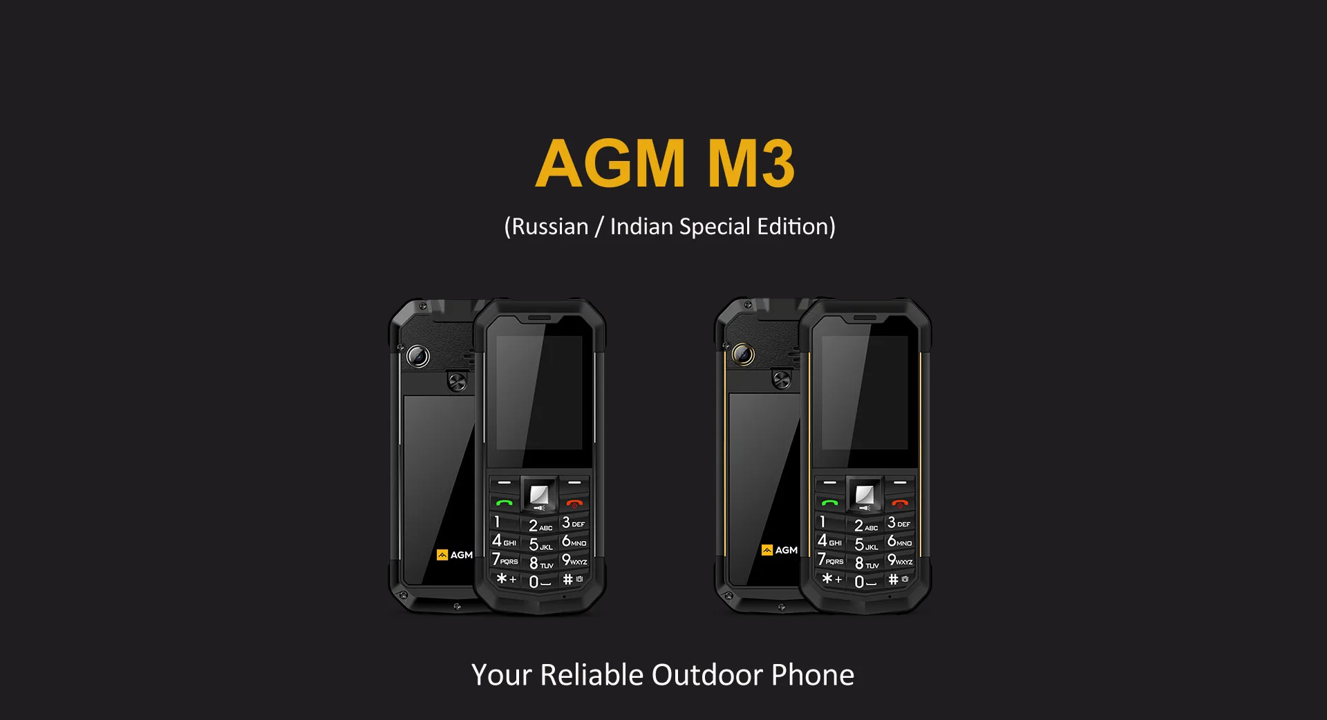 AGM M3 русский прочный двойной SIM открытый 2,4 ''Телефон IP68 водонепроницаемый ударопрочный пылезащитный фонарь 1970 мАч фонарик
