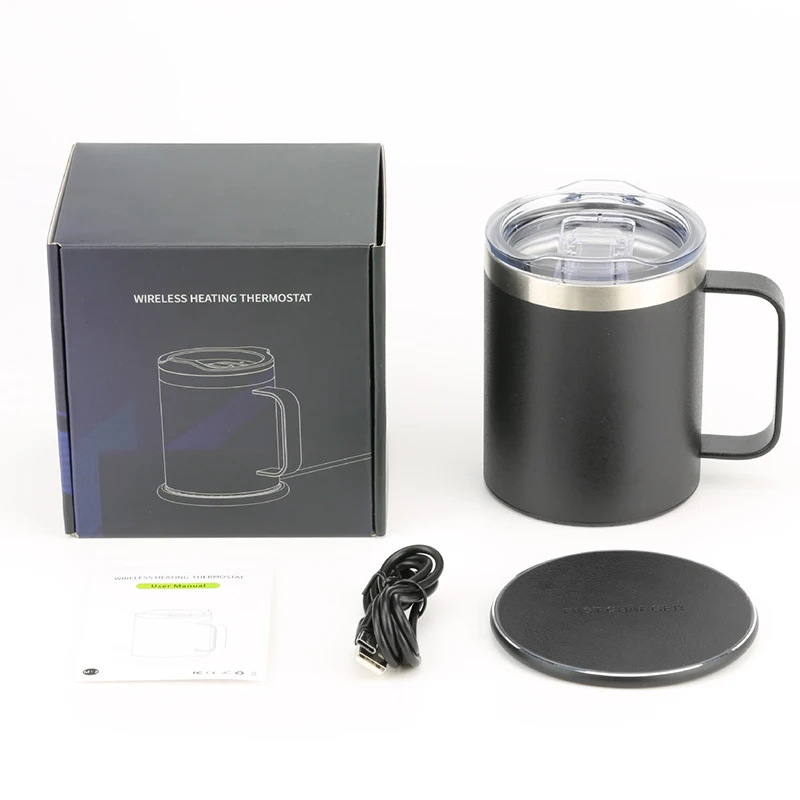 

Умный термостат, Беспроводная зарядка, подставка под чайник, кофейная чашка 55 °, бытовой обогреватель молока, чая, Герметичный Термос