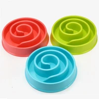 pet dog feeding food bowls puppy slow down eating feeder dish bowl prevent obesity pet dogs supplies
