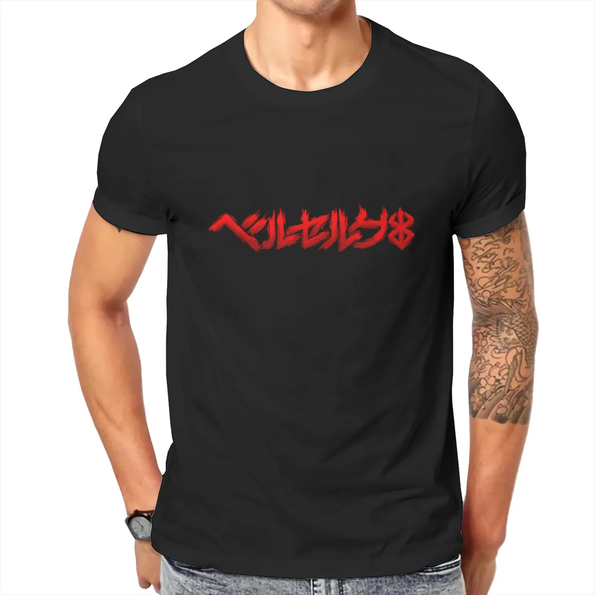 

Летние мужские футболки BERSERK с графическим рисунком, 2021, 150363