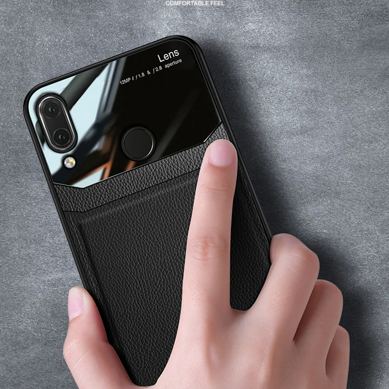 Для Xiao mi Red mi Note 7 8 Pro Note7 Note8 Pro 7Pro силиконовый ударопрочный телефон роскошные мягкие милые Чехлы кожаные mi rror стекло