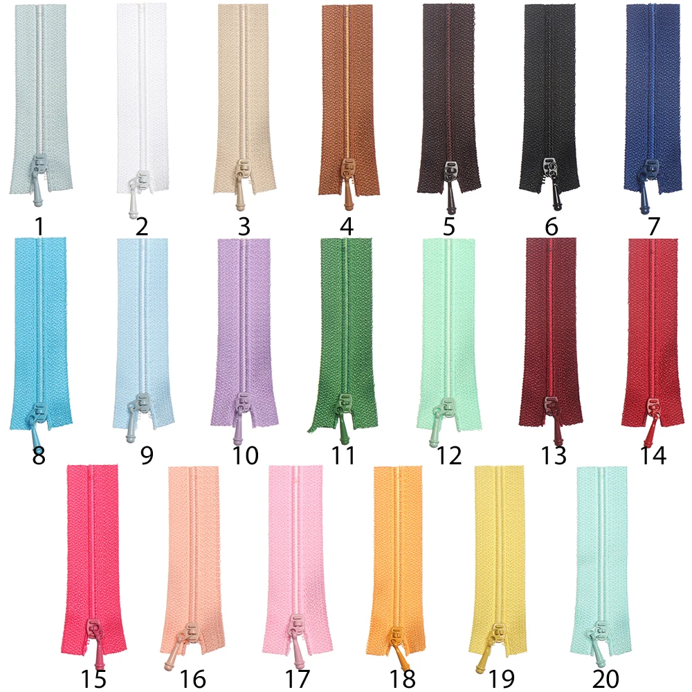 5Pcs/set Mini Zipper DIY Handmade Sewing Scrapbooking Garment Applique Doll Clothing Zippers Clothes Accessories | Дом и сад