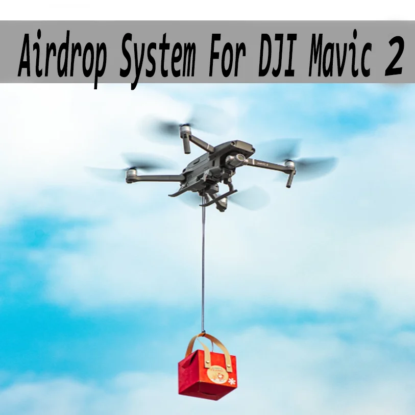 

Airdrop System for DJI Mavic 2 Drone Fishing Bait Wedding Ring Gift Deliver Life Rescue Thrower for DJI Mavic 2