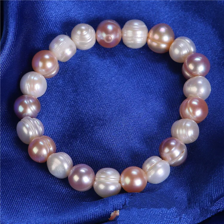 

Эластичный браслет из пресноводного жемчуга, 18-20 см, 8-9 мм