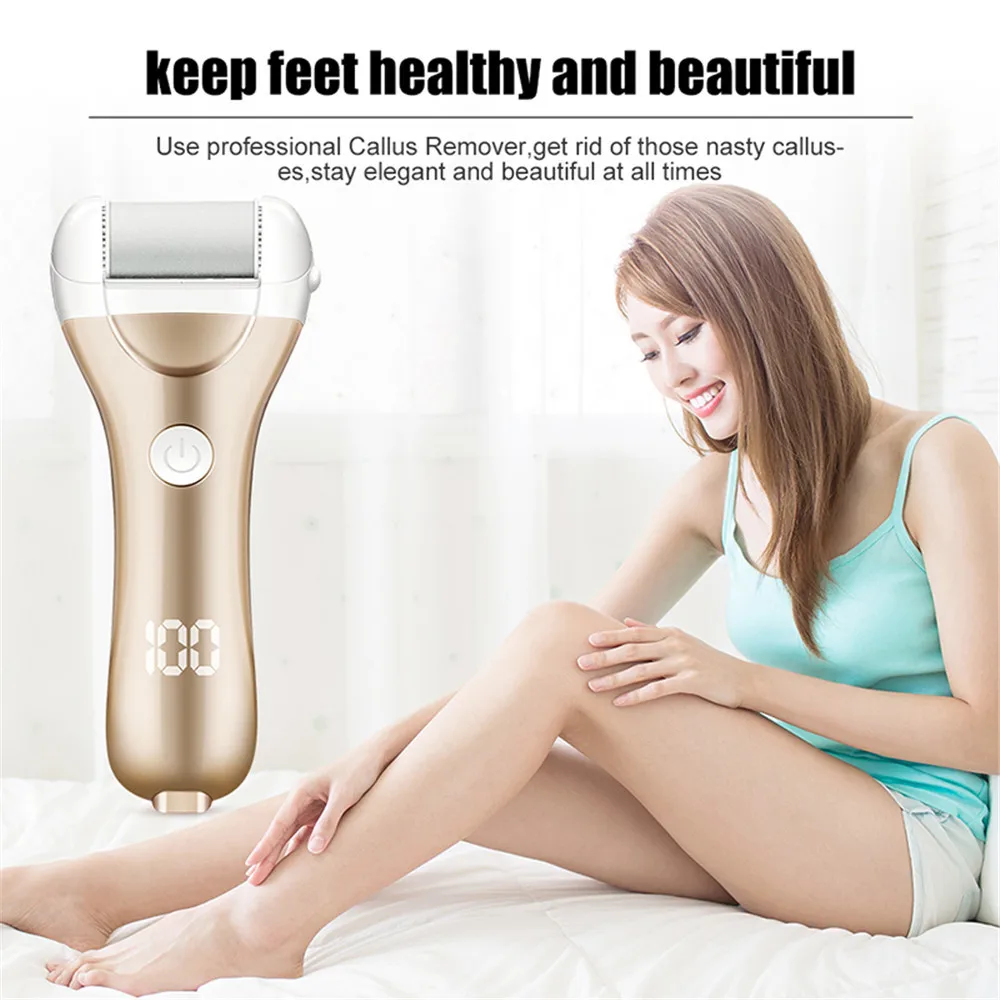 New Usb Charged Electric Foot File For Heels Grinding Pedicure Tools Professional Care Tool Dead Hard Skin Callus Remover | Красота и