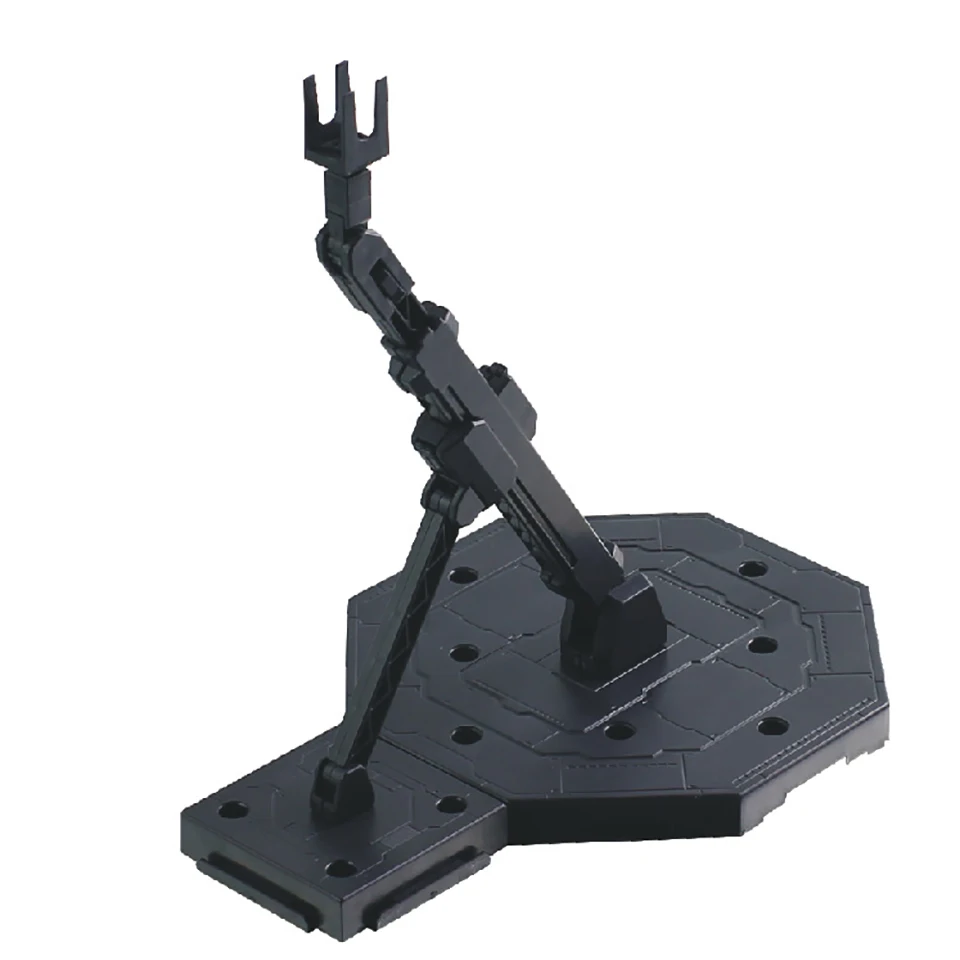 Аксессуары для подвижных фигурок Tronzo, регулируемая модель Gundam, подставка, Опорный кронштейн, база, фигурка робота, дисплей, база для RG HG SD 1/144 - Цвет: B Black