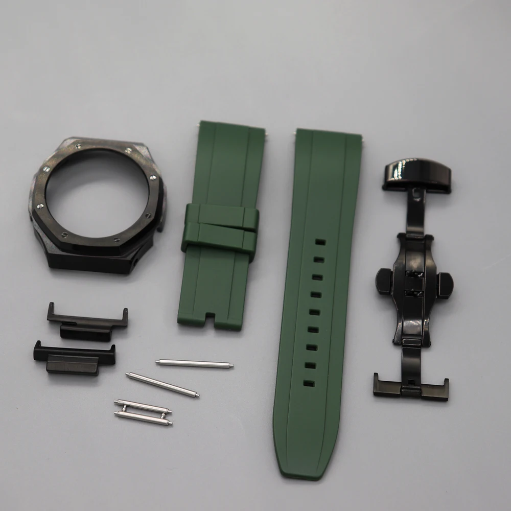 

Gun grey Colors Bezels For GA2100 GA2110 Watch Band Strap Bezel/Case 316L Stainless Steel Metal Watchstrap With 1 Tools