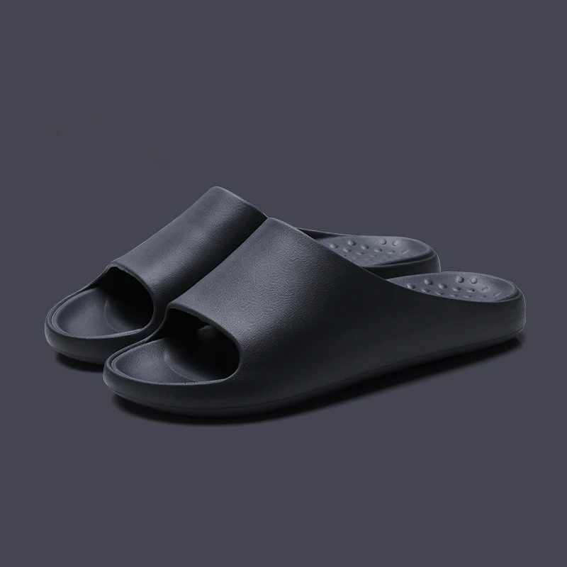 

Household slippers for women in summer indoor wear antiskid silent massage soles for lovers bathroom slippers for men