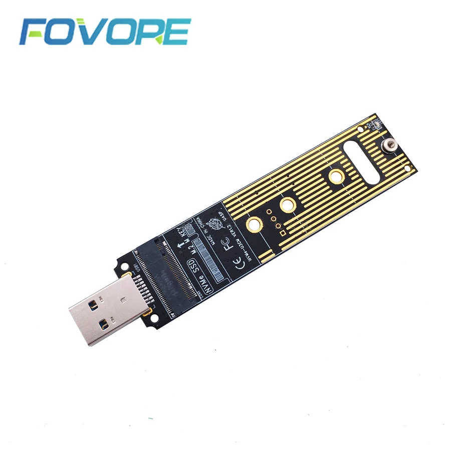 Адаптер M2 NVME SSD-USB 3 1 PCI-E-USB A 0 карта внутреннего преобразователя 10 Гбит/с M.2 USB3.1 Gen 2