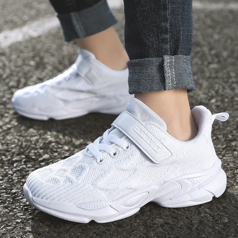 Детские кроссовки для мальчиков дышащая сетчатая спортивная обувь Повседневные