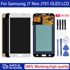 Дисплей AMOLED 5,5 дюйма для Samsung Galaxy J7 Neo J701 SM-J701F J701M J701MT J701FDS j701, ЖК-дисплей с сенсорным экраном и дигитайзером в сборе