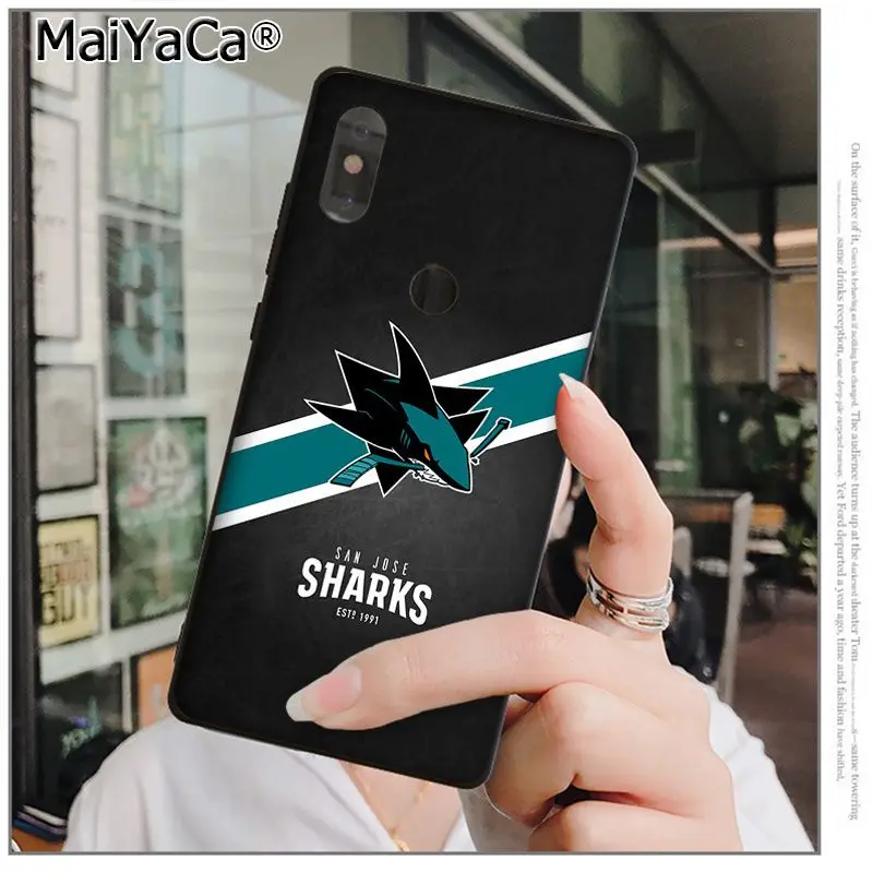 A9 Чехол для телефона MaiYaCa San Jose Sharks высокого качества для xiaomi mi 6 8 se note2 3 mi x2 redmi 5 5plus note 4 5 5 - Цвет: A9