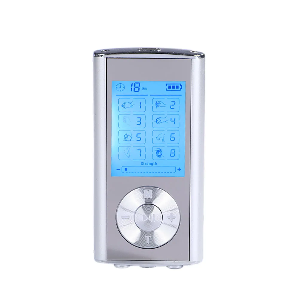 Перезаряжаемый Электрический массажер Carevas 8/16 режимов портативный с блоком Tens