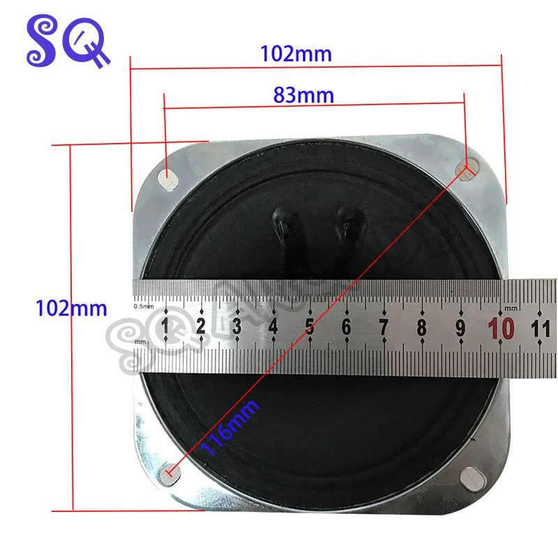 Комплект из 2 предметов Бесплатная доставка 8 Ом 5 Вт 4 дюйма части arcade (колонки с