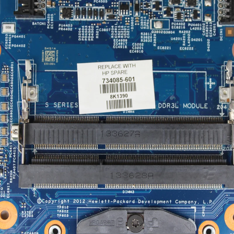 Оригинальная материнская плата для ноутбука HP 450 G1 440 MB HM87 DDR3 734085 601 501 001 488.4yw04. 011