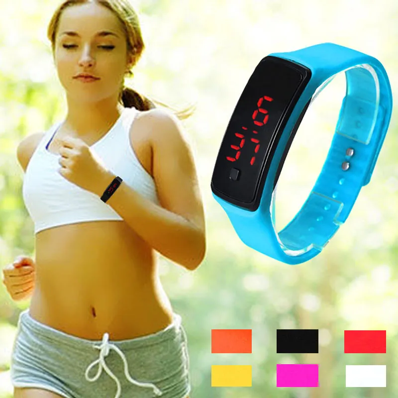 

Reloj Mujer Touch Screen LED Watch Ultra Thin Men Sports Digital LED Wrist Watches Women Mens Reloj Hombre Montre Femme Clock