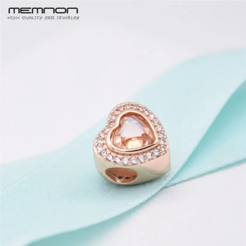 

Новая Осенняя коллекция; Футболка с розовым сердечком Подвески 925 стерлингового серебра love heart бисера шарма для браслетов и ожерелий DIY, иных...