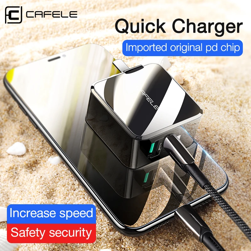 Cafele 45 Вт QC 4 0 3 SCP USB зарядное устройство PD быстрое Тип C для мобильного телефона Huawei