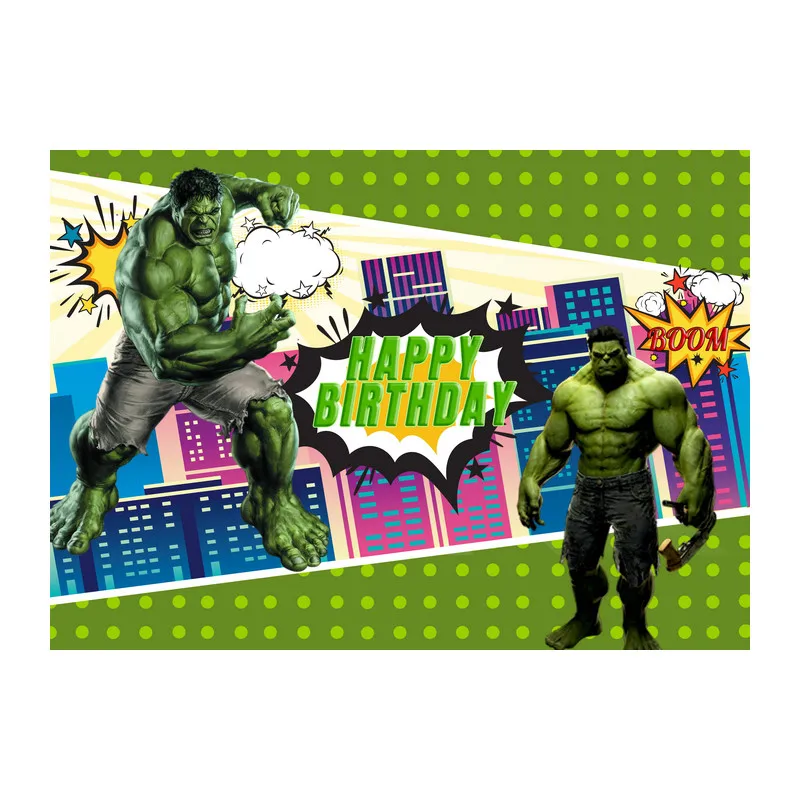 Фон для фотосъемвечерние с супергероями Халком ткань вечерние шения детского