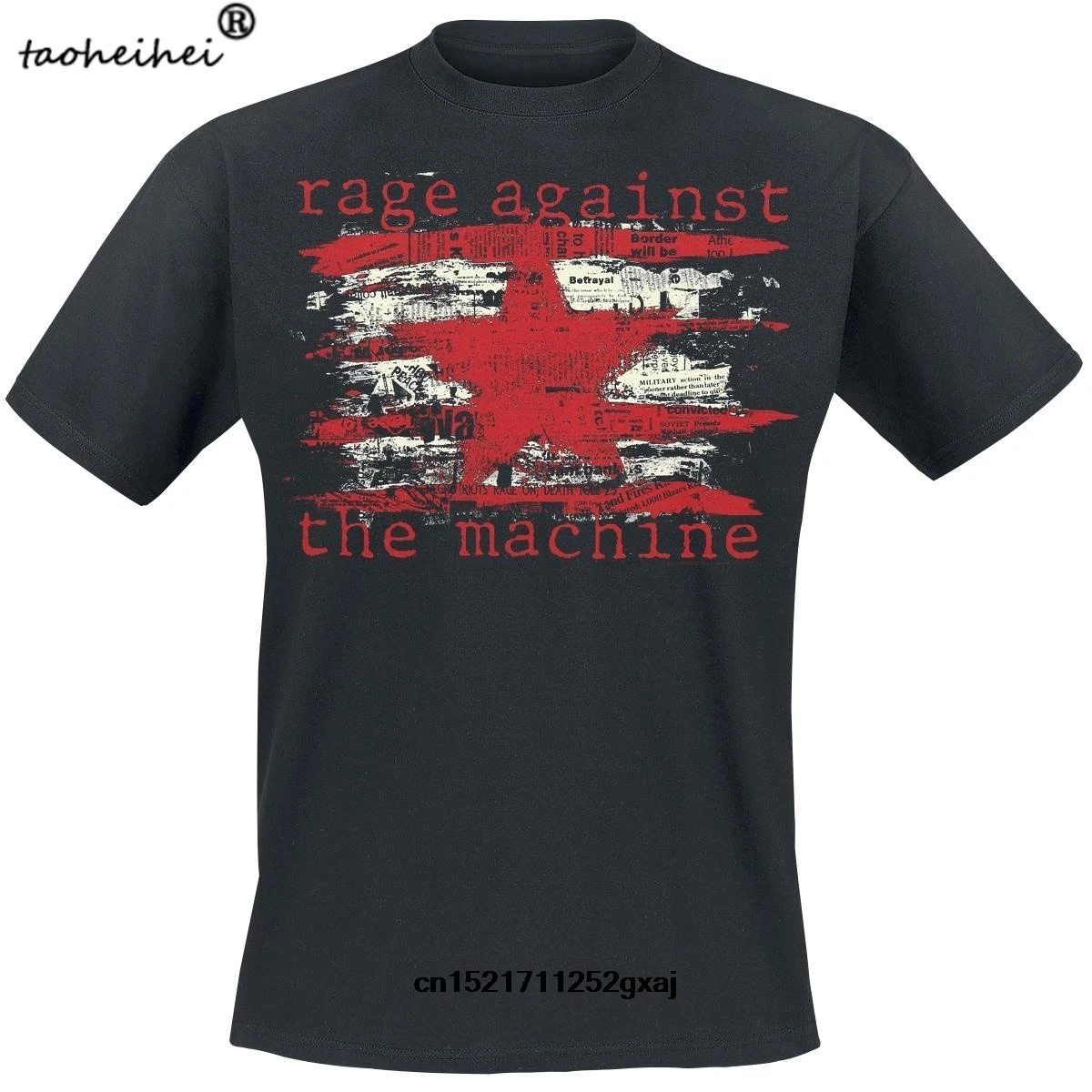 Мужская футболка забавная с газетами звездами и надписью Rage Against The Machine новинка