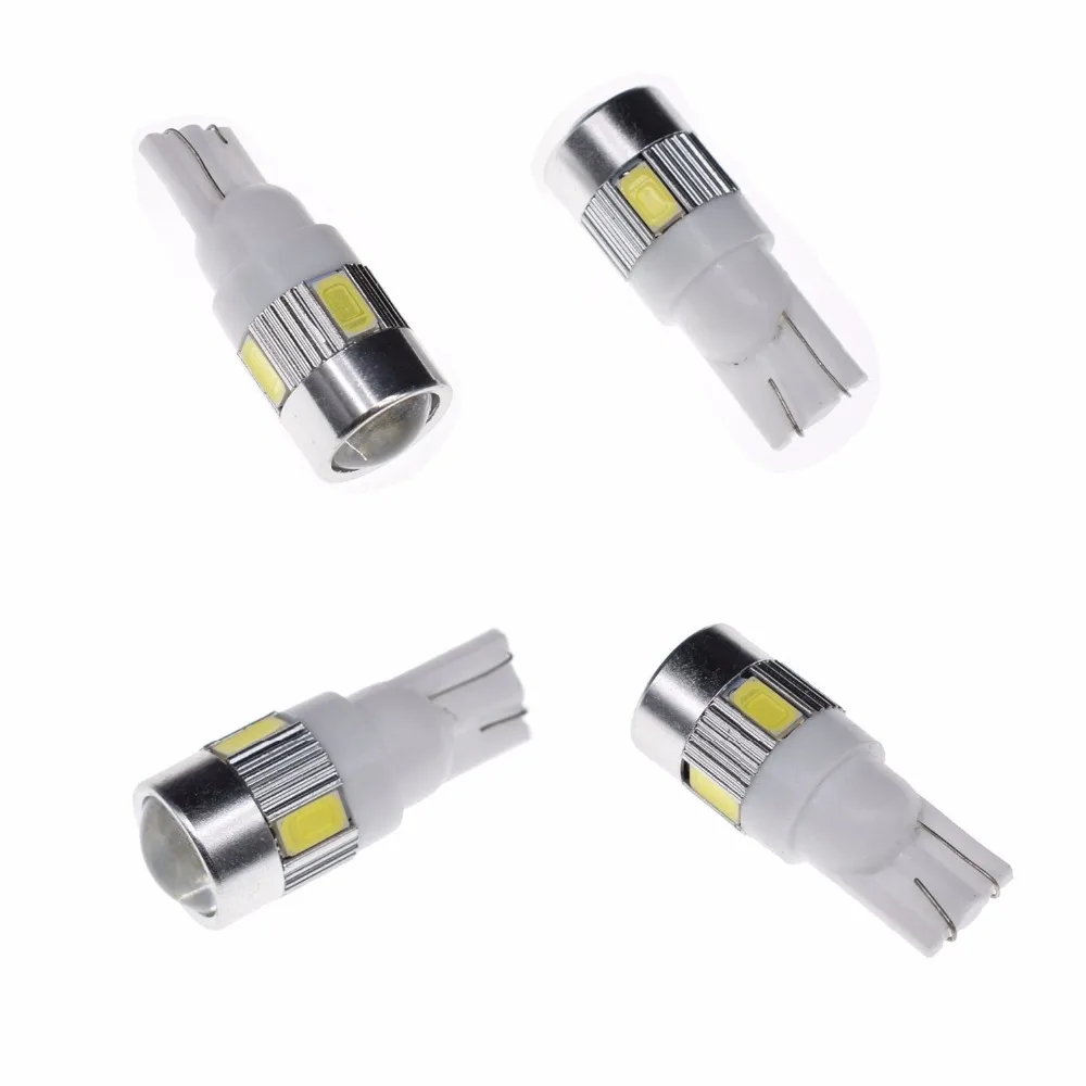 

10x светодиодные лампочки T10 W5w 194 Smd 5730 Samsung Chip 12v 24v 5w 6000K (branco puro)