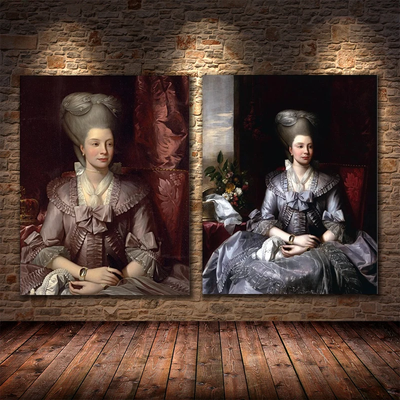 

Benjamin Queen Charlotte &quot Canvas Paintings Modern Posters Prints Wall Art Pictures for Living Room Wall Decoration Cuadros