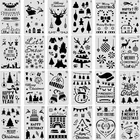 1224 шт. Рождественский Санта-Клаус Олень снег Сделай Сам слой трафарет картина фотообои декоративный шаблон