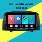 Для Hyundai Sonata 2004-2009 2 Din 9 дюймов Android автомобильный мультимедийный плеер навигация GPS Wifi головное устройство стерео с рамкой