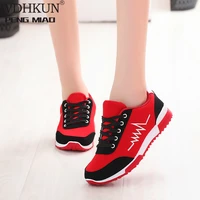 wedge shoes woman new mesh women shoes luxury designers lace up red black women sneakers casual chaussures femme basket femme
