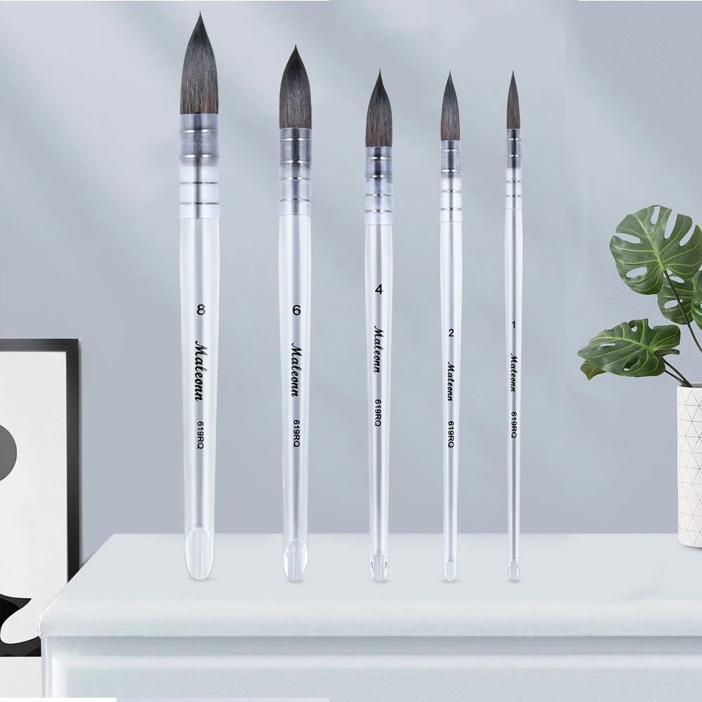 

Oil Paint Pen Squirrel Hair Oil Paint Brush Acrylic Drawing Brush Art Supplies Paint Brush