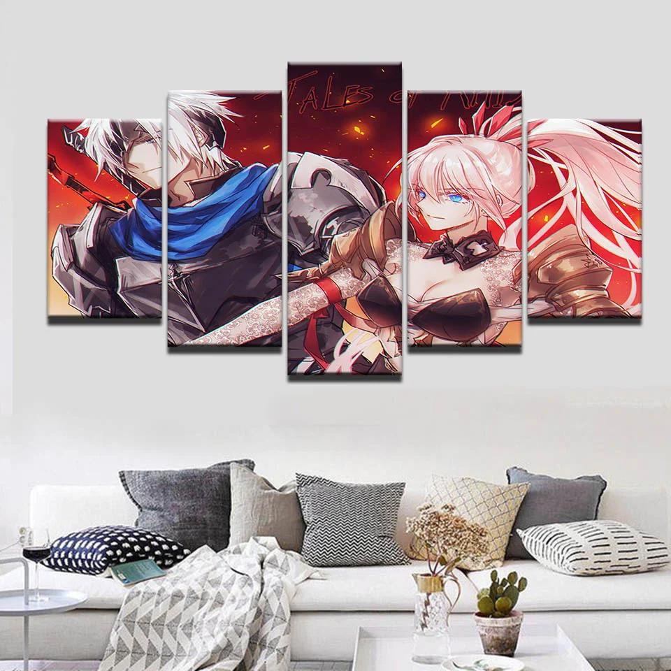 Модульная HD Печать настенный художественный холст Картины домашний Декор 5 шт.