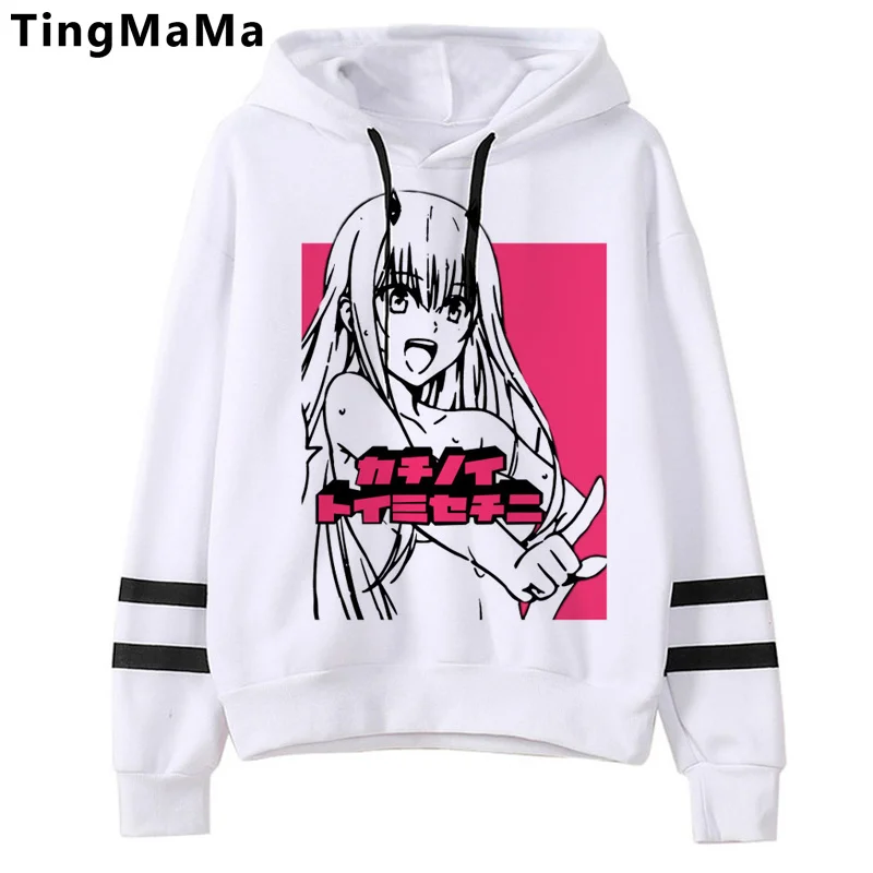 

Darling in the Franxx Zero Two hoodies men harajuku Korea Ulzzang printed men sweatshirts hip hop