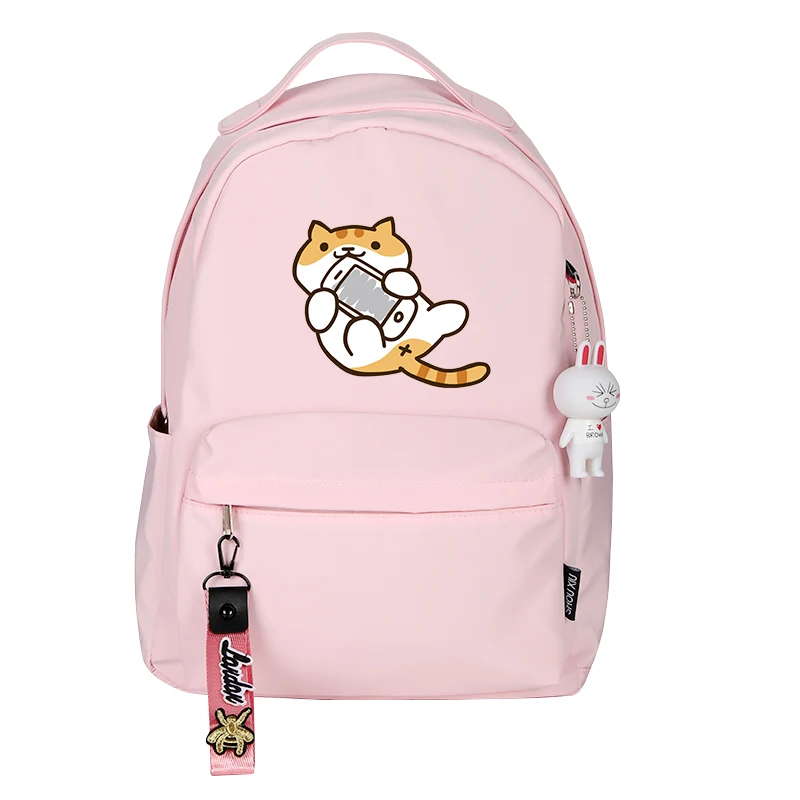 Рюкзак Neko Atsume Cat для костюмированной вечеринки школьная сумка на плечо с