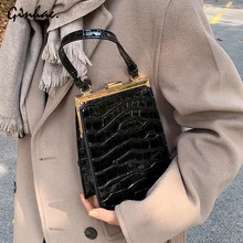 Luxury Solid Phone Holder Pouch Women Famous PU Leather Handbags Mini Alligator Crossbody Shoulder Bag Travel Messenger Bag