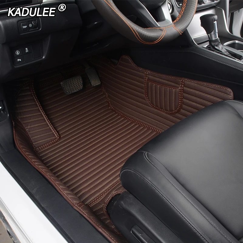 KADULEE кожаные автомобильные коврики на заказ для jeep grand cherokee Компас commander renegade водонепроницаемые автомобильные аксессуары коврики для ног