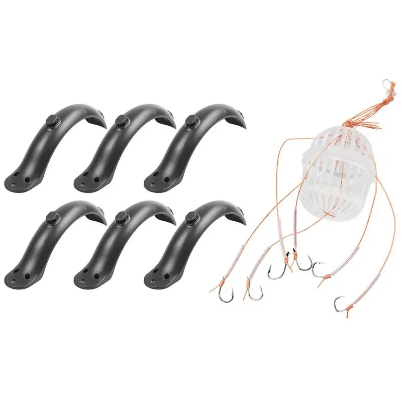 

1 взрывобезопасный крючок, рыболовные снасти, крючок для морской коробки, 12 и 6 шт., брызговик на заднее колесо для Xiaomi Mijia M365