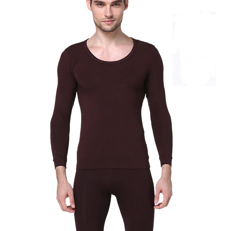 2 Sets Men's Good Quality Warm Pajama Underwear Tight Thin Set