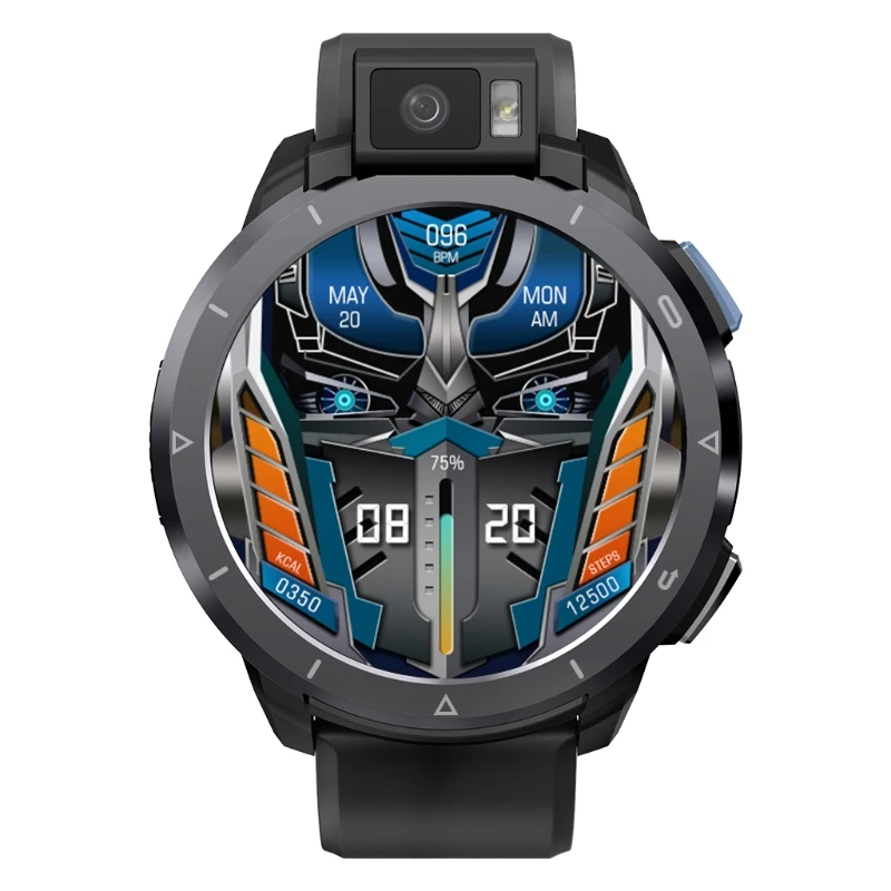 

Compatible with KOSPET Optimus 2 2 4G Smart Watch Men 4GB 64GB 13MP Camera Flash 1260mAh Android10.7 Phone WIFI