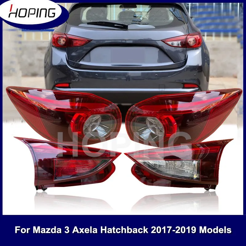 

Надеясь 4 шт./компл. задний бампер светильник задний фонарь для MAZDA 3 Axela хэтчбек 2017 2018 2019 задний стоп-сигнал фонарь стоп-сигнала