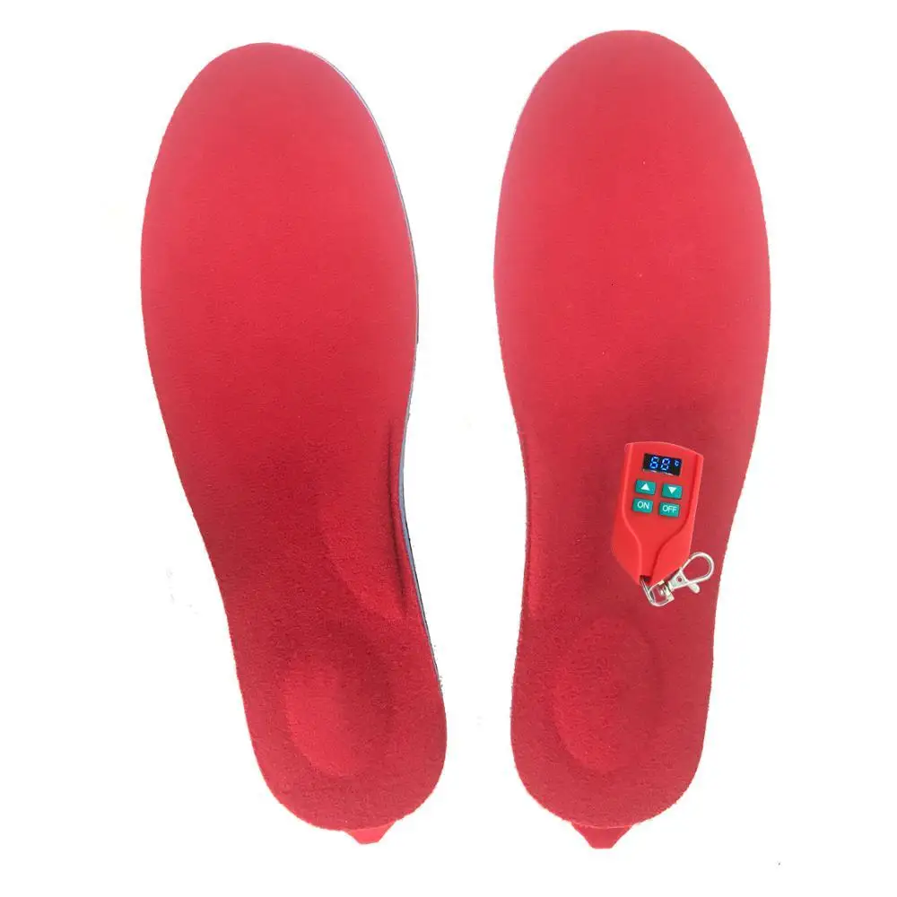 Новинка стельки с подогревом 2000 мАч Зимние Стельки С Подогревом для ног зарядкой