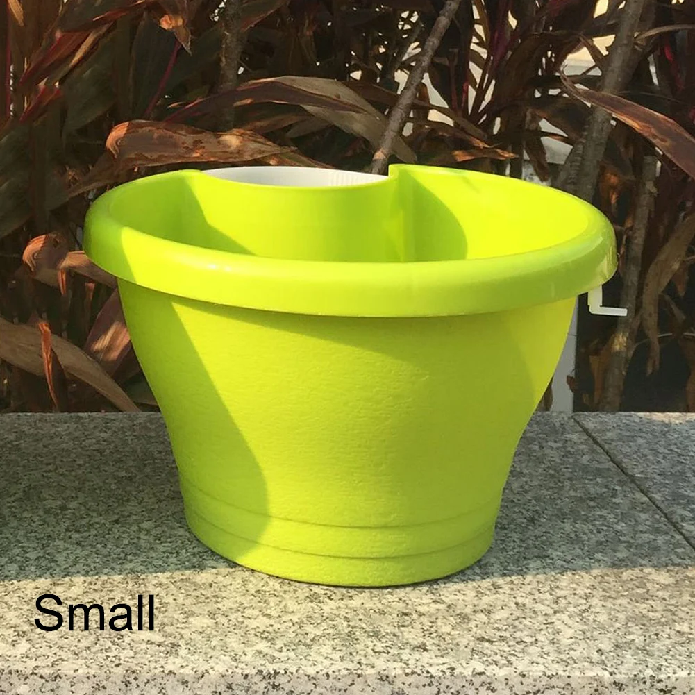 Hanging Planter Flowerpot for Balcony Downpipe Drain Pipe Downspout Holder Plant Nursery Pots Home Garden Supplies | Дом и сад