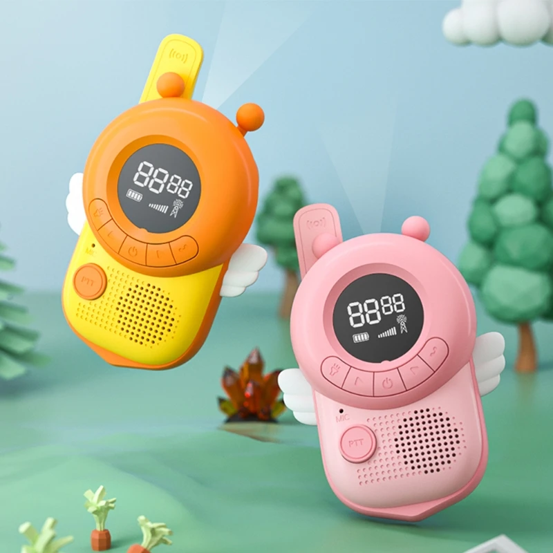 

Walkie Talkies for Kids Upgraded Radio Backlit LCD Flashlight Walky Talky Toys Gift for Festival Birthday Camping Hiking